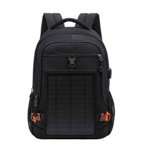 Solar backpack USB charging