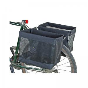 Bicycle rear rack basket bag