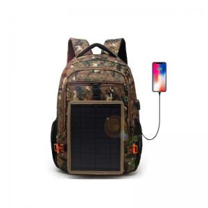 Waterproof solar camo backpack