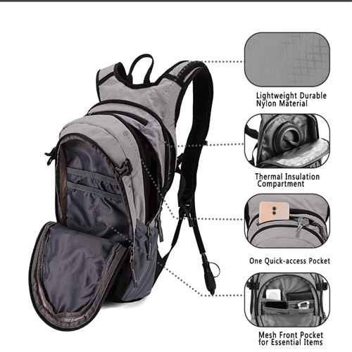 Hiking hydration backpack