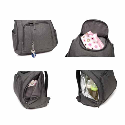 Designer diaper bag backpack