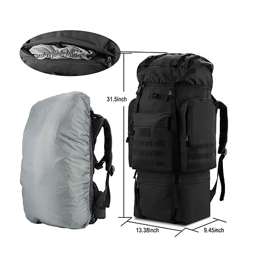 100 l internal frame backpack