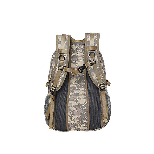 solar hiking camo backpack