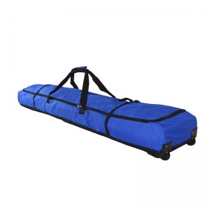 Wheeled double ski bag