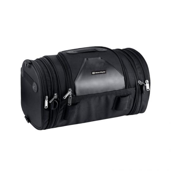 Expandable motorcycle tail bag