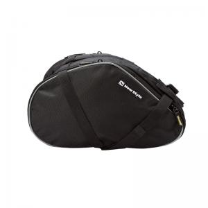 Water resistant motorcycle saddlebags