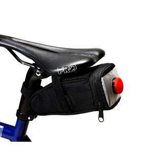  Bicycle seat bag with light