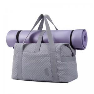 Sport Gym Bag Women Quilted Weekender Bag