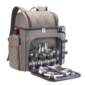 Beach Cooler Backpack with Insulated Cooler Wine Pouch