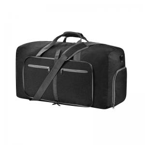 Gym Bag with Expandable Shoe Compartment and Adjustable Strap
