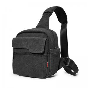 Waterproof Canvas Crossbody Camera Bag with Rain Cover