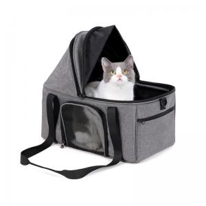  Collapsible Puppy Travel Bag with Semi-Open Mode