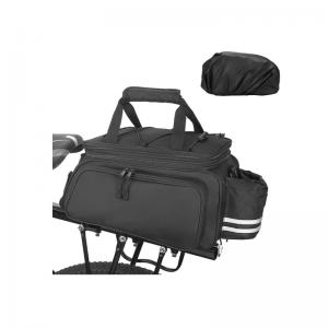 Bicycle Pannier with Rain Cover Bike Saddle Bag