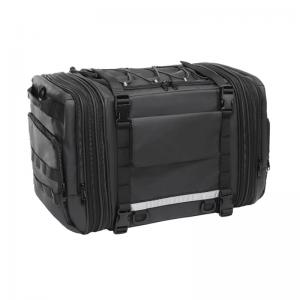 Motorcycle Rear Seat Trunk Gear Bag with Rain Cover